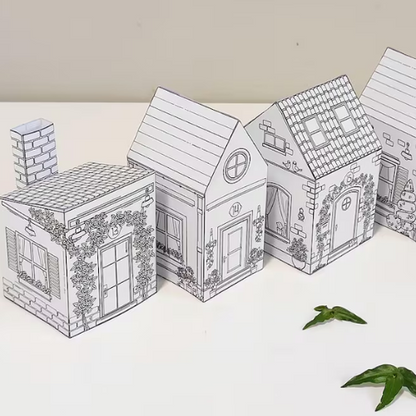 Printable Paper Houses – papira craft